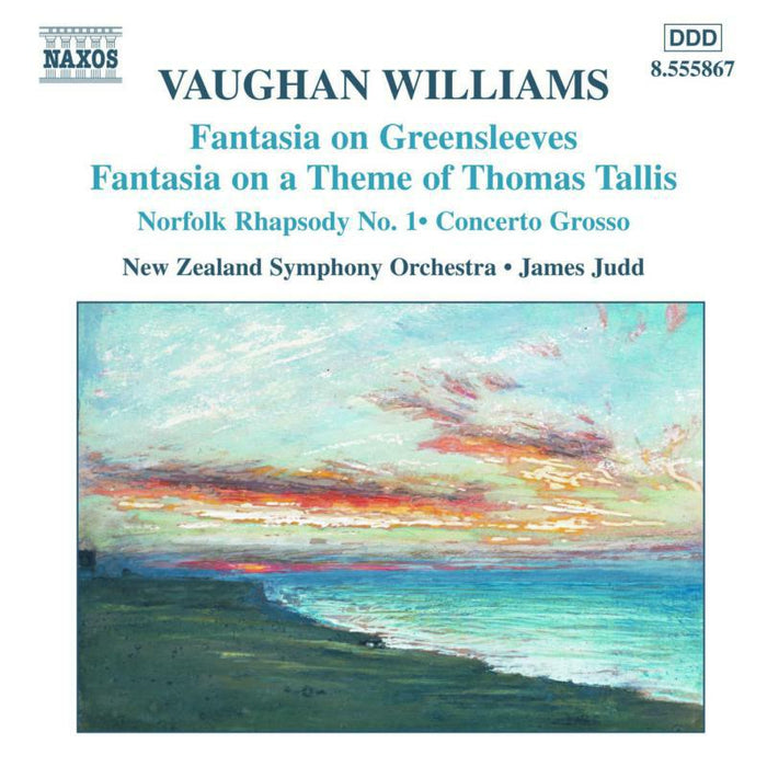 Nzso:Judd - VAUGHAN WILLIAMS: Fantasias / Norfolk Rhapsody / In the Fen Country / Concerto Grosso - 8555867