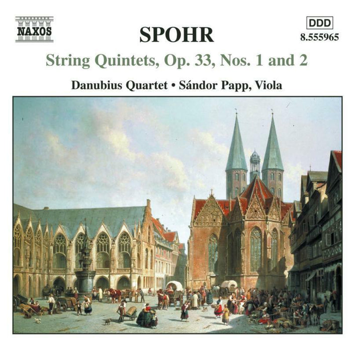 Papp:Danubius 4Tet - SPOHR: String Quintets Op. 33, Nos. 1 and 2 - 8555965