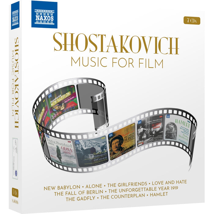 Basel Sinfonietta; Frankfurt Radio Symphony; Deutsche Staatsphilharmonie Rheinland-Pfalz; Polish National Radio Symphony Orchestra; Moscow Symphony Orchestra; Russian Philharmonic Orchestra; Mark Fitz-Gerald; Adriano; Dmitry Yablonsky - Dmitry Shostakovich: Music for Film (Boxed Set) - 8507016