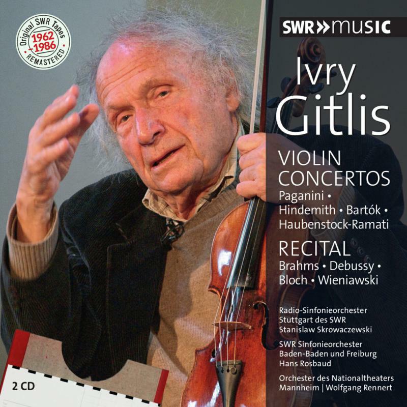 Ivry Gitlis - Gitlis:Violin Concertos - SWR19005CD