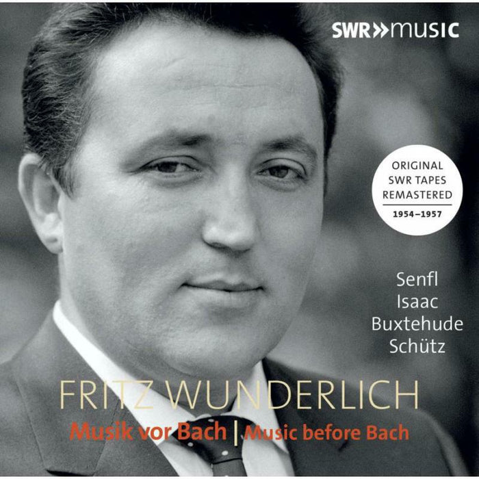 Various - Fritz Wunderlich: Music Before Bach - SWR19051CD