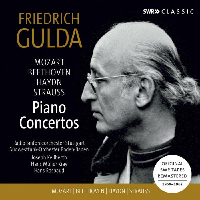 Gulda/Badenbaden/Stuttgart - Friedrich Gulda: Piano Concertos by Mozart, Haydn, Beethoven, Strauss - SWR19088CD