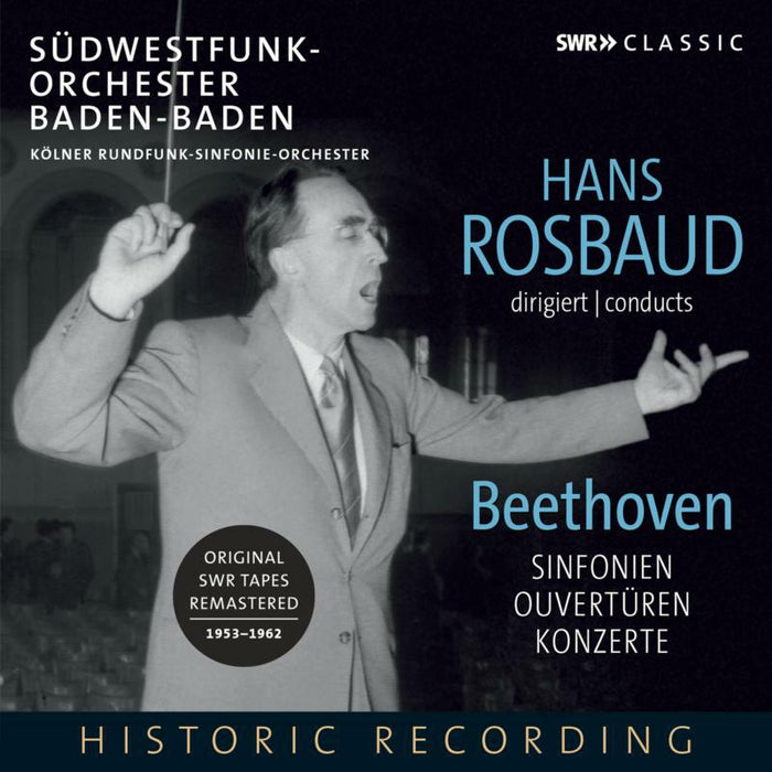 Rosbaud/Badenbaden - Ludwig van Beethoven: Sinfonien, Ouvert?ren, Konzerte - SWR19089CD