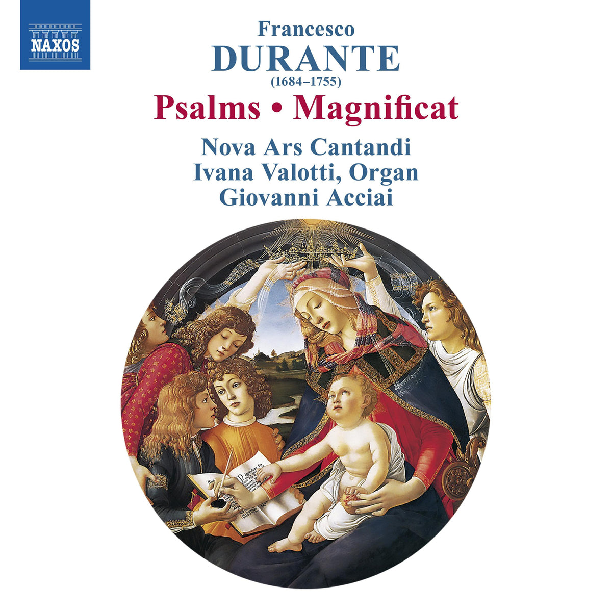 Nova Ars Cantandi; Ivana Valotti; Giovanni Acciai - Francesco Durante: Psalms; Magnificat - 8579131