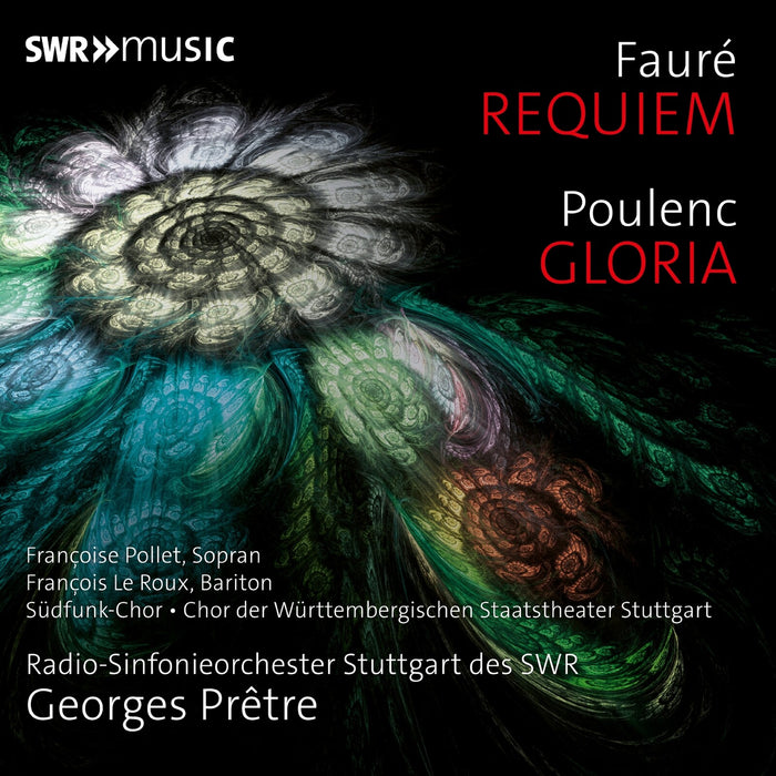 Radio-Sinfonieorchester Stuttgart des SWR; Sudfunk-Chor; Chor der Wurttembergischen Staatstheater; Francoise Pollet; Francois Le Roux; Georges Pretre - Gabriel Faure: Requiem; Francis Poulenc: Gloria - SWR19166CD