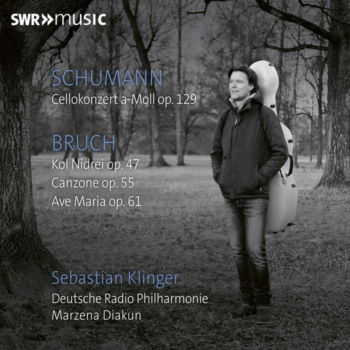 Sebastian Klinger; Deutsche Radio Philharmonie; Marzena Diakun - Robert Schumann: Cello Concerto in A minor op. 129; Max Bruch: Kol Nidrei op. 47; Canzone op.55; Ave Maria op. 61 - SWR19173CD