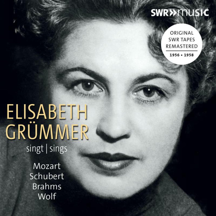 Various - Elisabeth Grümmer sings Mozart, Schubert, Brahms, Wolf - SWR19415CD