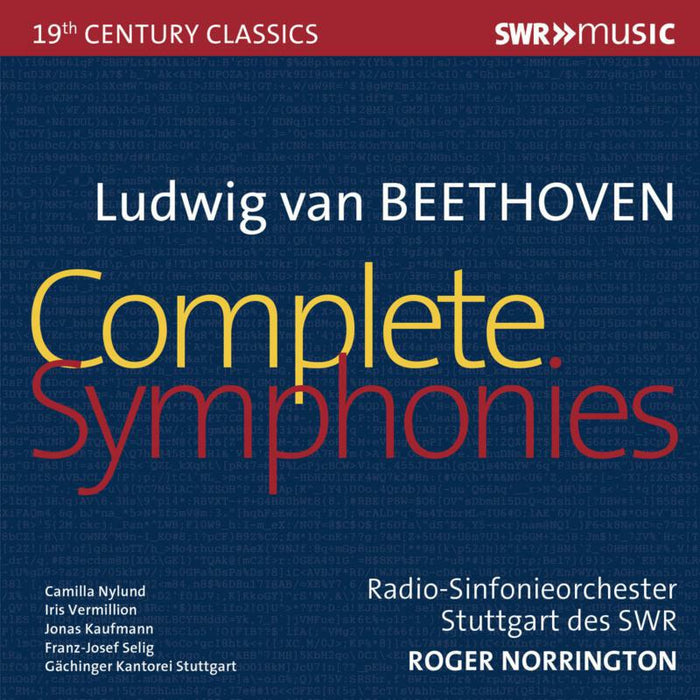 Radio-Sinf Stutt/Norrington - Ludwig van Beethoven: Complete Symphonies - SWR19525CD