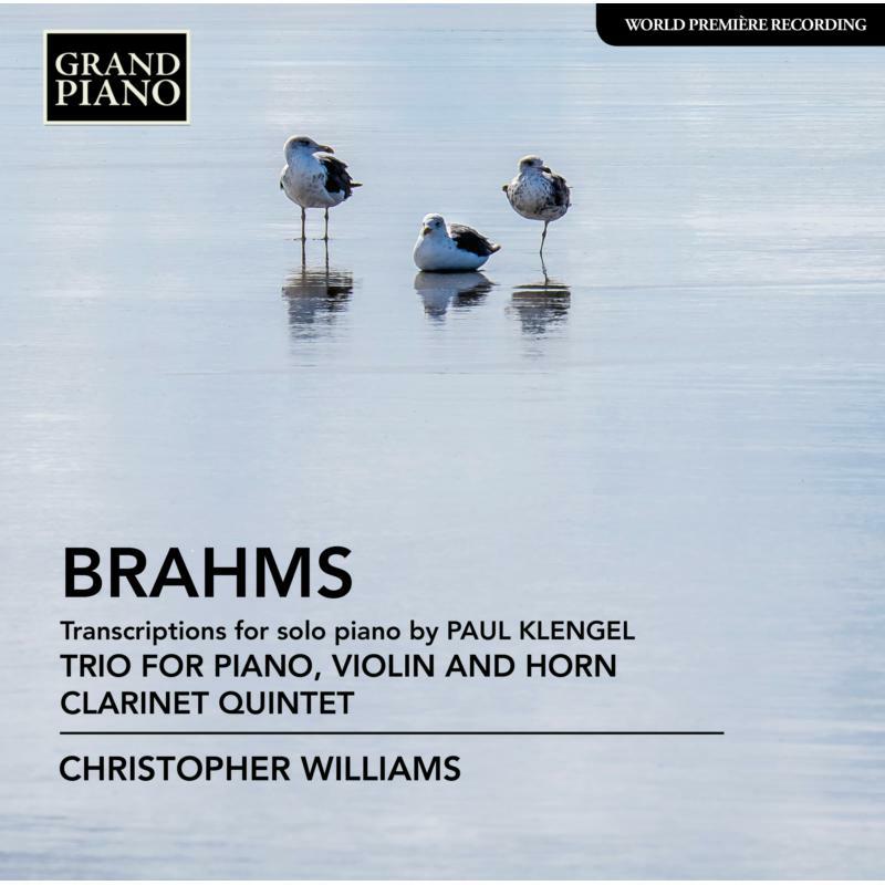 Christopher Williams - Johannes Brahms: Transcriptions for Solo Piano by Paul Klengel, Trio for Violin, Horn and Piano, Op. 40, Clarinet Quinte - GP749