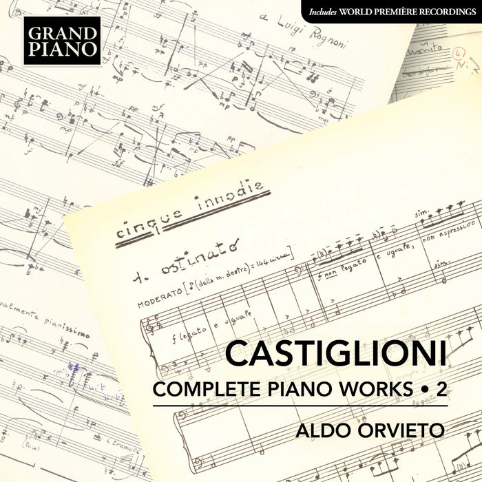 Aldo Orvieto - Niccolo Castiglioni: Complete Piano Works, Vol. 2 - GP863