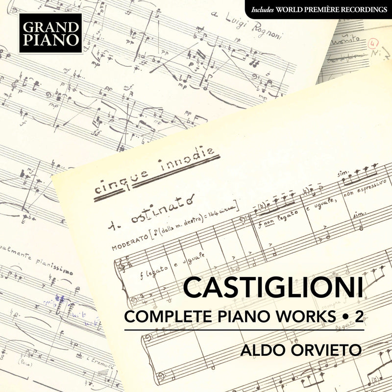 Aldo Orvieto - Niccolo Castiglioni: Complete Piano Works, Vol. 2 - GP863