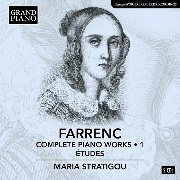 Maria Stratigou - Louise Farrenc: Complete Piano Works, Vol. 1; Études - GP912-13