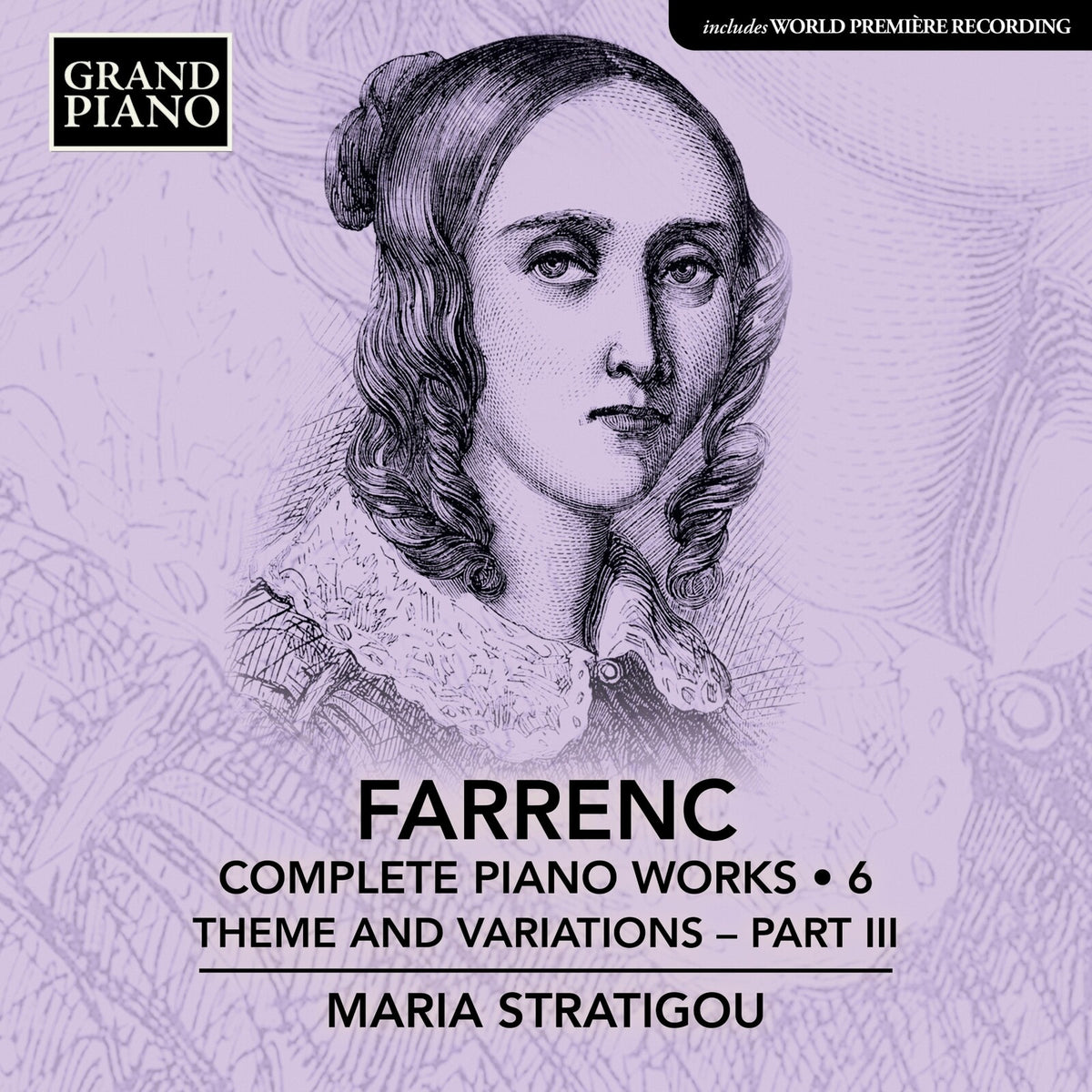 Maria Stratigou - Louise Farrenc: Complete Piano Works, Vol. 6 - Theme and Variations, Part 3 - GP970