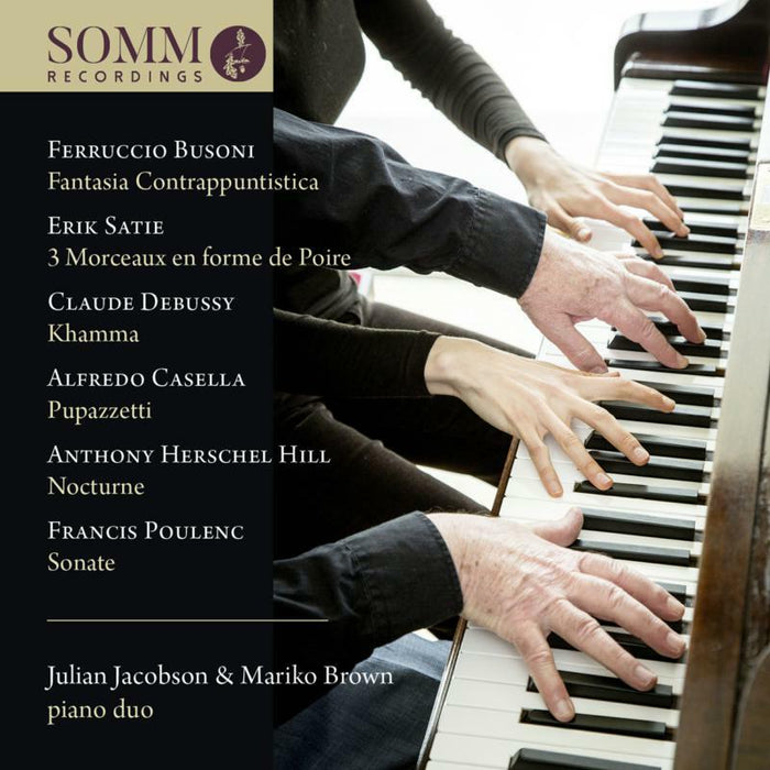 Julian Jacobson/Mariko Brown - Julian Jacobson & Mariko Brown: Piano Duo - SOMMCD0178