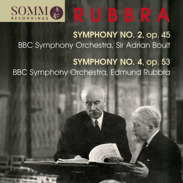 Boult/Rubbra/Bbcso - Edmund Rubbra: Symphonies Nos. 2 & 4 - SOMMCD0179