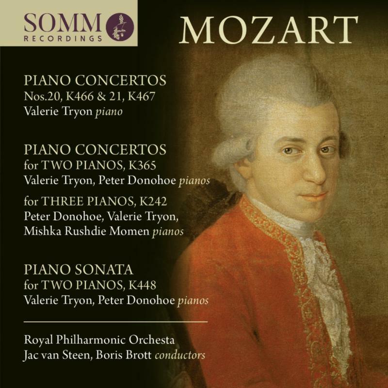 Tryon/Donohoe/Momen/Rpo - Wolfgang Amadeus Mozart: Piano Concertos for One, Two and Three Pianos - SOMMCD268-2