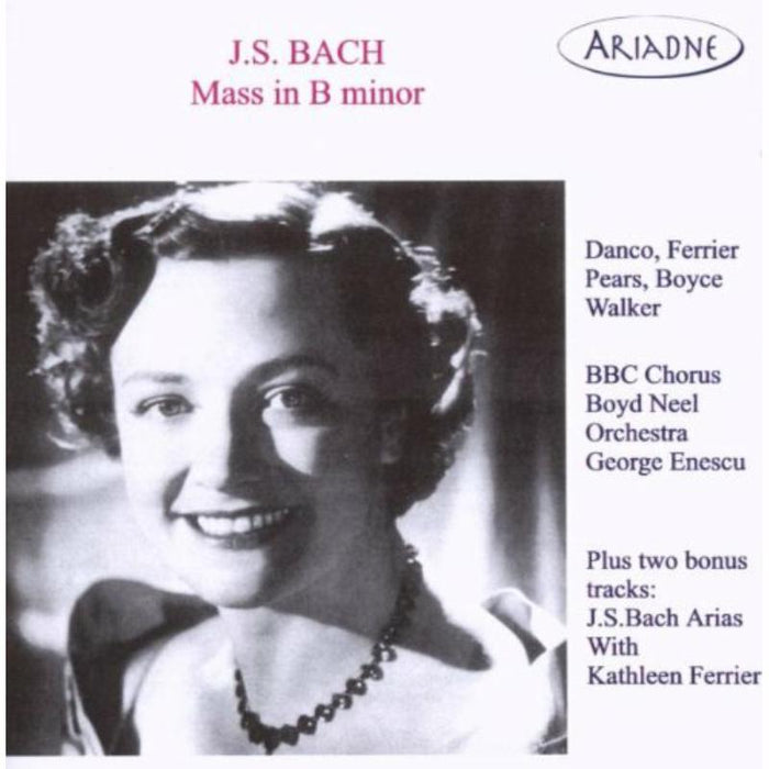 Ferrier:New So - BACH:MASS IN B MINOR - ARIADNE5000