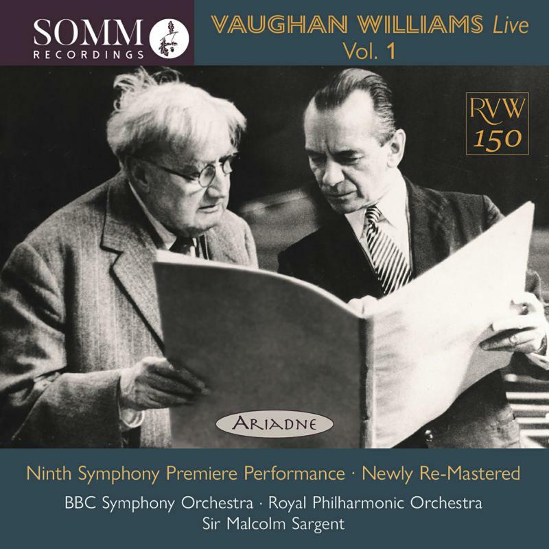 Bbc So/Rpo/Sargent - Ralph Vaughan Williams: Live, Vol. 1 - ARIADNE5016