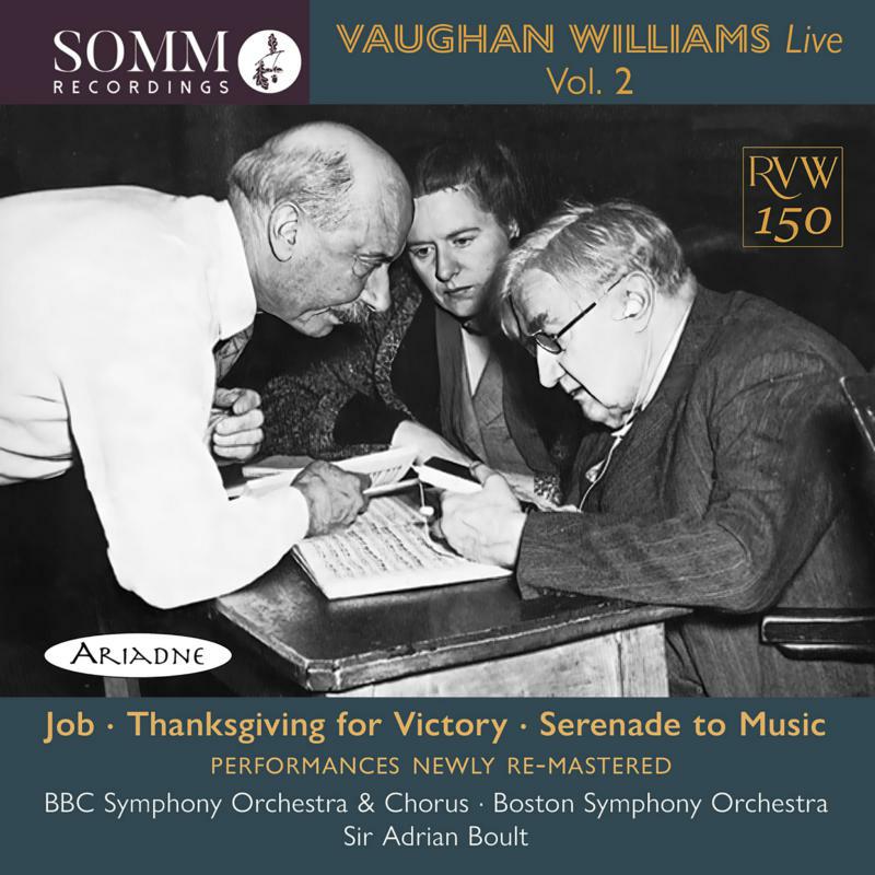 BBC Symphony Orchestra & Chorus, Boston Symphony Orchestra, Sir Adrian Boult - Vaughan Williams Live, Vol. 2 - ARIADNE5018
