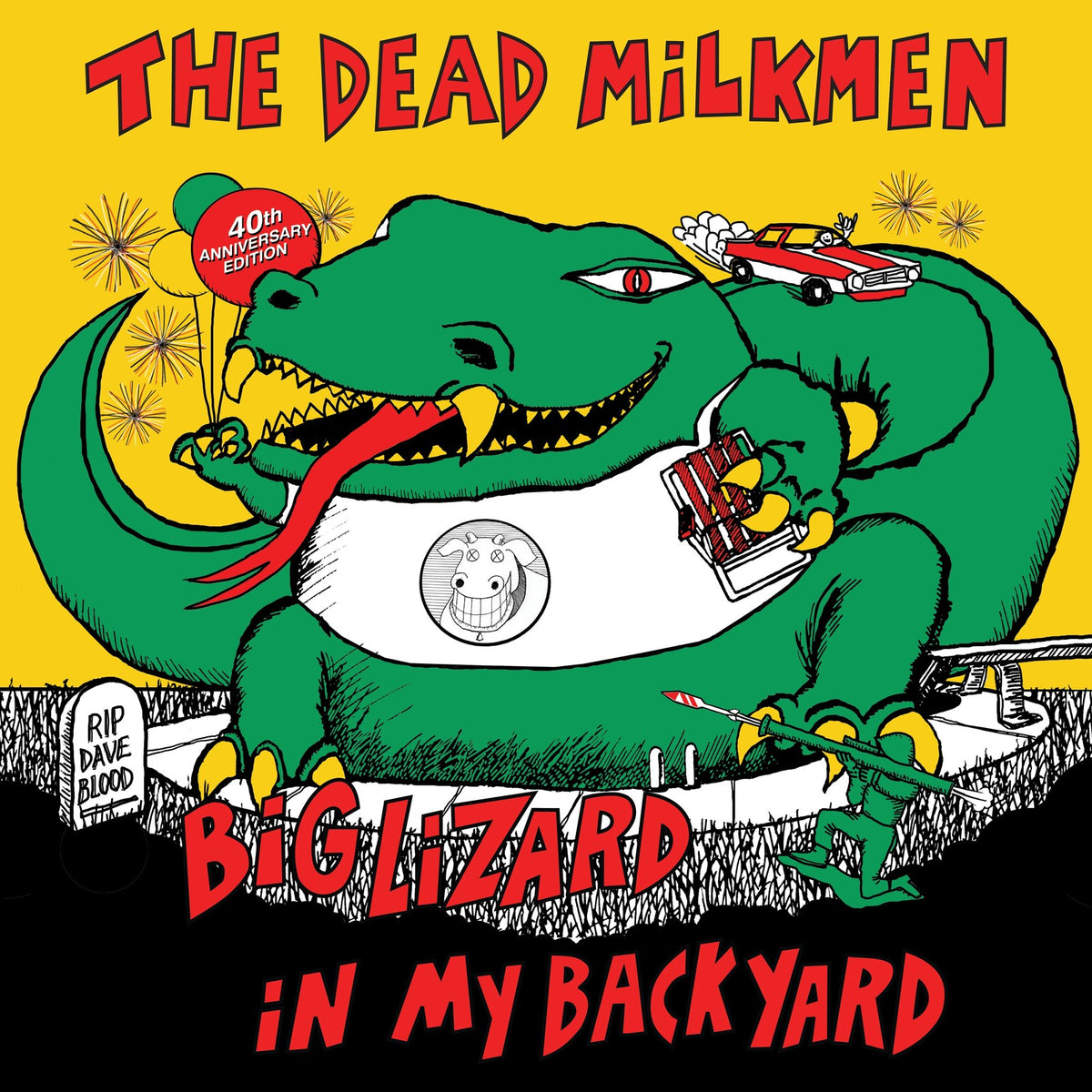The Dead Milkmen - Big Lizard In My Backyard (Black Vinyl 40th Anniversary Edition) - GG033B