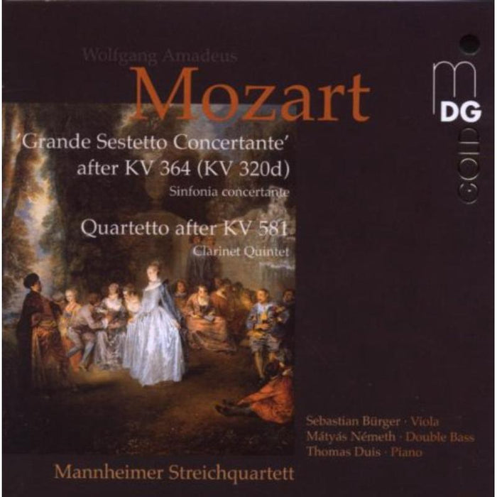 Mozart - Mannheimer Streichquartet/Burger/Nemeth/Duis - MDG3361599