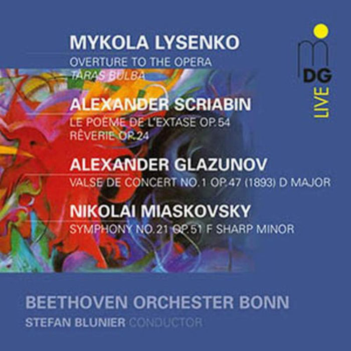 Glazunov/Lyzenko/Miaskovsky/Scriabin - Beethoven Orchester Bonn - MDG9371761