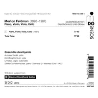 Ensemble Avantgarde - Morton Feldman: Piano, Violin, Viola, Cello - MDG61323092