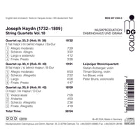 Leipzig String Quartet - Haydn String Quartets Vol. 18 - MDG30723332