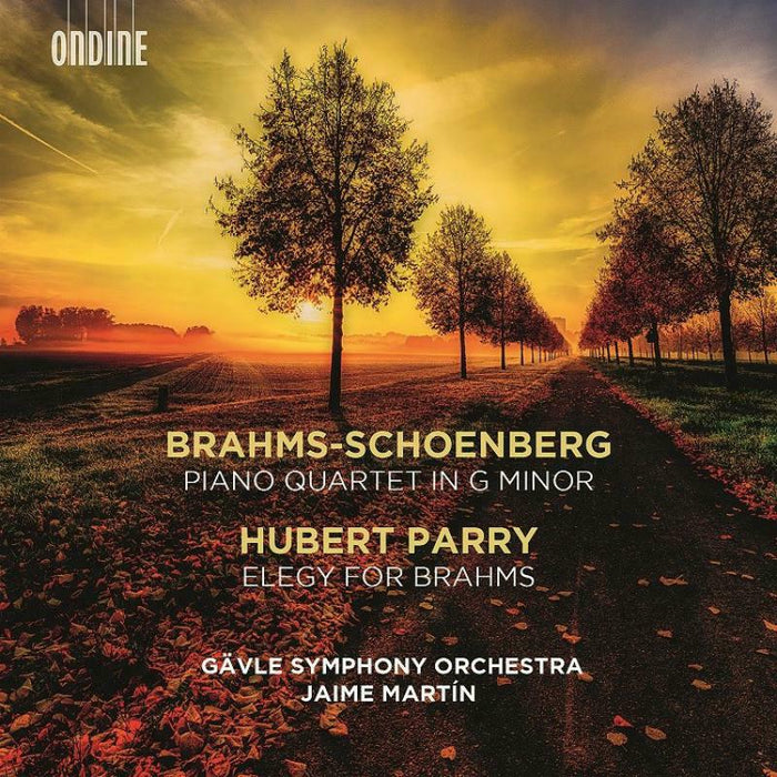 Gavle So/Martin - Johannes Brahms: Piano Quartet in G minor (orchestrated by Arnold Schoenberg), Hubert Parry: Elegy for Brahms - ODE1314-2