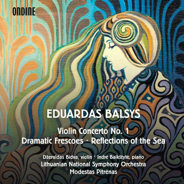 Lithuanian Nso/Pitrenas - Eduardas Balsys: Violin Concerto No. 1, Dramatic Frescoes, Reflections of the Sea - ODE1358-2