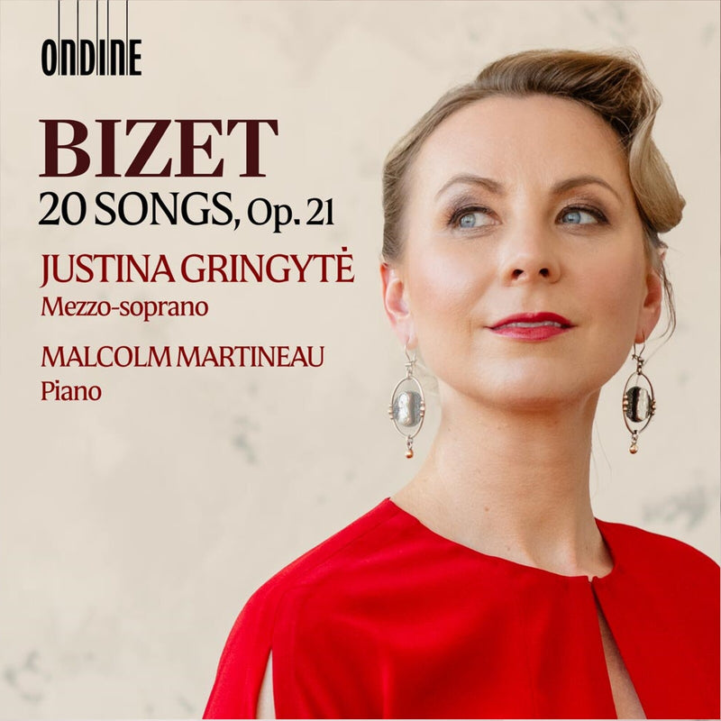 Justina Gringyte; Malcolm Martineau - Georges Bizet: 20 Songs, Op. 21 - ODE1458-2