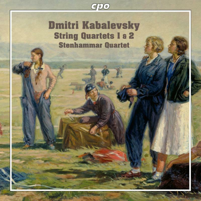 Stenhammar Quartet - Dmitri Kabalevsky: String Quartets 1 & 2 - 555006-2