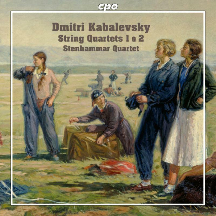 Stenhammar Quartet - Dmitri Kabalevsky: String Quartets 1 & 2 - 555006-2