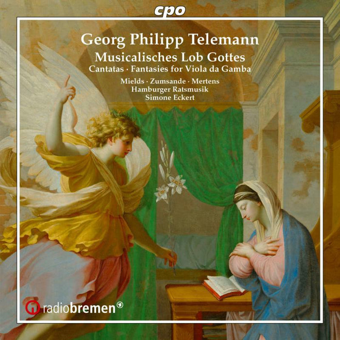 Various - Georg Philipp Telemann: Cantatas from “Musicalisches Lob Gottes” und Fantasies for Viola da Gamba - 555387-2