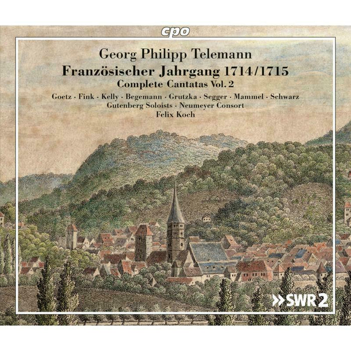 GUTENBERG SOLOIST/KOCH - TELEMANN:COMPLETE CANTATAS 2 - 555437-2