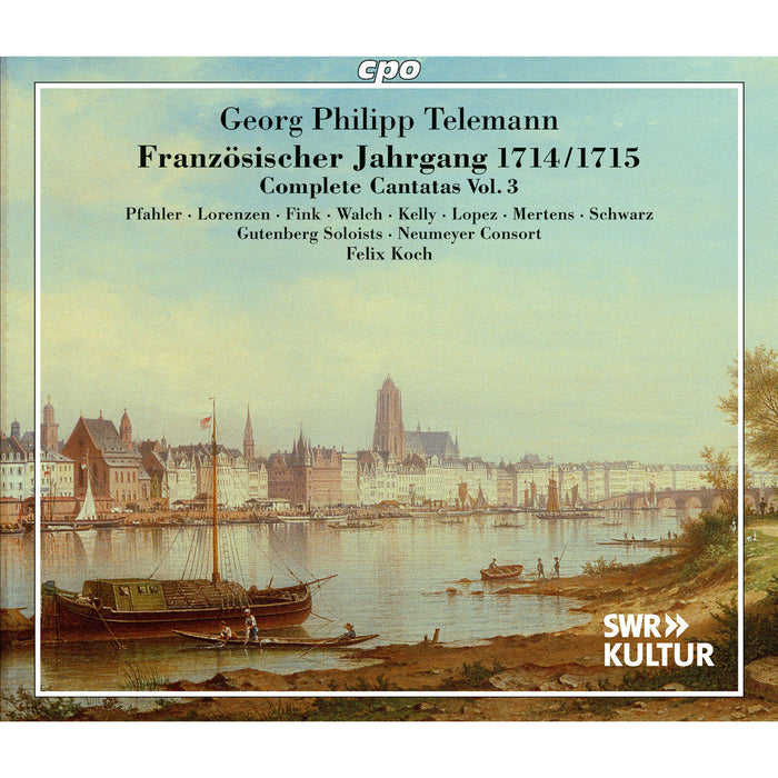 Annemarie Pfahler; Kathrin Lorenzen; Liselotte Fink; Etienne Walch; Fabian Kelly; Carlos Negrin Lopez; Klaus Mertens; Hans Jorg Mammel; Gotthold Schwarz; Gutenberg Soloists; Neumeyer Consor; Felix Koch - Georg Philipp Telemann: French Church Year 1714/1715 - Complete Cantatas, Vol. 3 <br /> - 555438-2