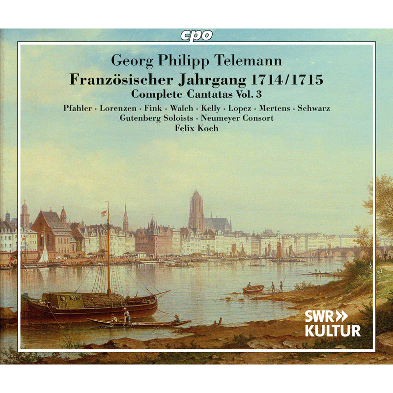 Annemarie Pfahler; Kathrin Lorenzen; Liselotte Fink; Etienne Walch; Fabian Kelly; Carlos Negrin Lopez; Klaus Mertens; Hans Jorg Mammel; Gotthold Schwarz; Gutenberg Soloists; Neumeyer Consor; Felix Koch - Georg Philipp Telemann: French Church Year 1714/1715 - Complete Cantatas, Vol. 3 <br /> - 555438-2