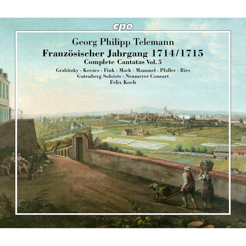 Helene Grabitzky; Agnes Kovacs; Lieselotte Fink; Jeff Mack; Hans Jorg Mammel; Christoph Pfaller; Nicolas Ries; Gutenberg Soloists; Neumeyer Consort; Felix Koch - Georg Philipp Telemann: Complete Cantatas, Vol. 5 - 555440-2
