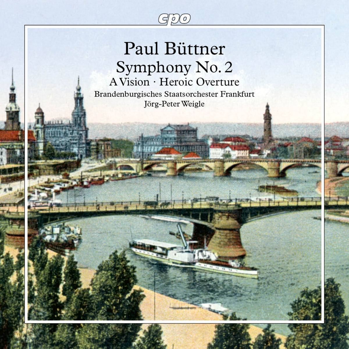 Brandenburgisches Staatsorchester Frankfurt; Jorg-Peter Weigle - Paul Buttner: Symphony No. 2; A Vision; Heroic Overture - 555482-2