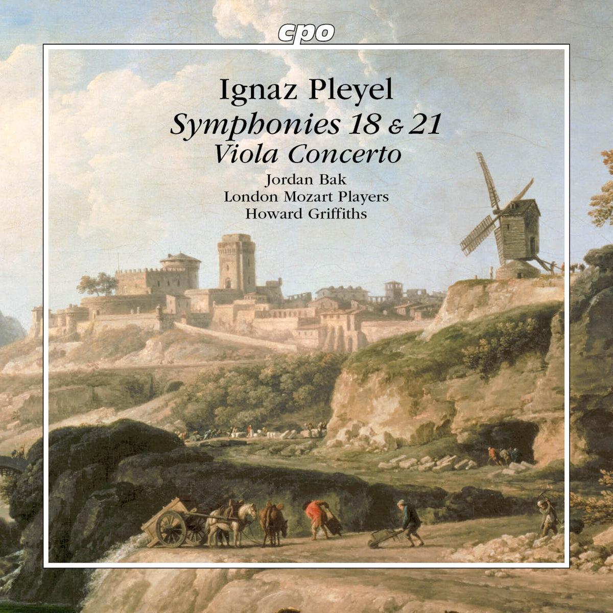 Jordan Bak; London Mozart Players; Howard Griffiths - Ignaz Pleyel: Symphonies Nos. 18 & 21; Viola Concerto - 555492-2