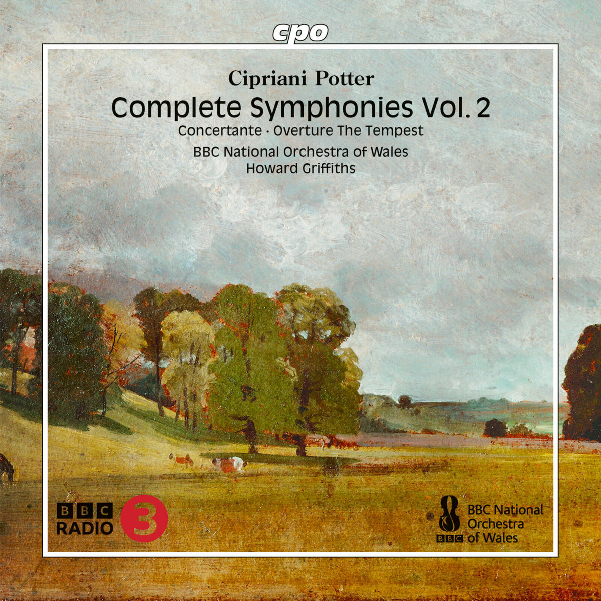 Mishka Rushdie Momen; Jonian Ilias Kadesha; Tim Posner; Philip Nelson; BBC National Orchestra of Wales; Howard Griffiths - Cipriani Potter: Complete Symphonies, Vol. 2 - 555500-2