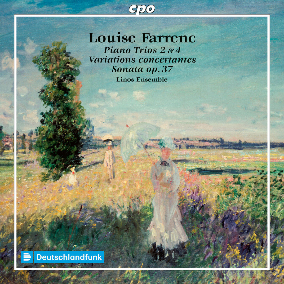 Linos Ensemble - Louise Farrenc: Piano Trios Nos. 2 & 4; Variations concertantes; Violin Sonata No. 1, Op. 37 - 555538-2