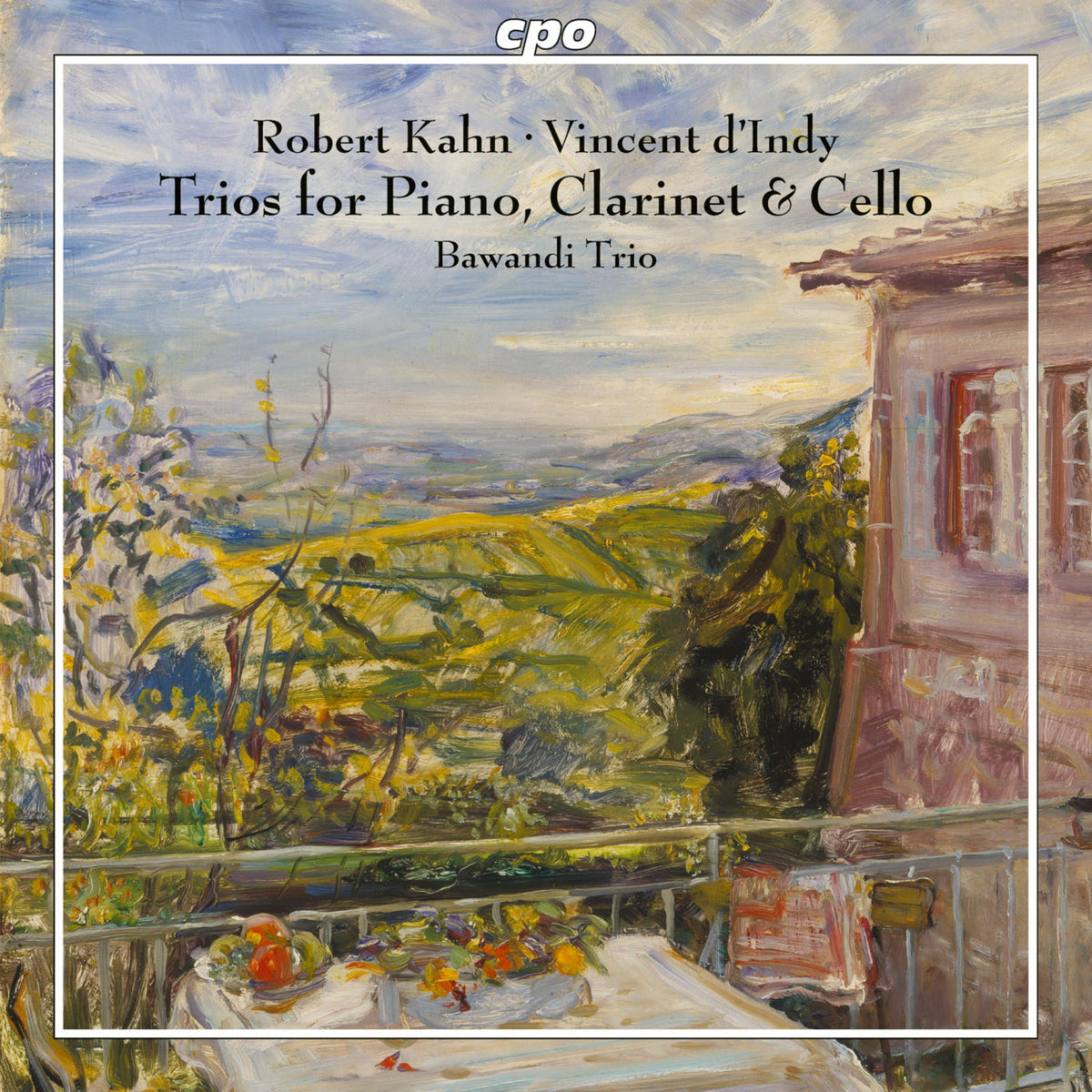 Bawandi Trio - Robert Kahn; Vincent d'Indy: Trios for Piano, Clarinet & Cello - 555596-2