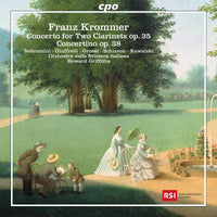 Paolo Beltramini; Corrado Giuffredi; Bruno Grossi; Marco Schiavon; Robert Kowalski; Orchestra della Svizzera italiana; Howard Griffiths - Franz Krommer: Concerto for Two Clarinets Op. 35; Concertino for Flute, Oboe, Violin & Strings Op. 38 - 555597-2