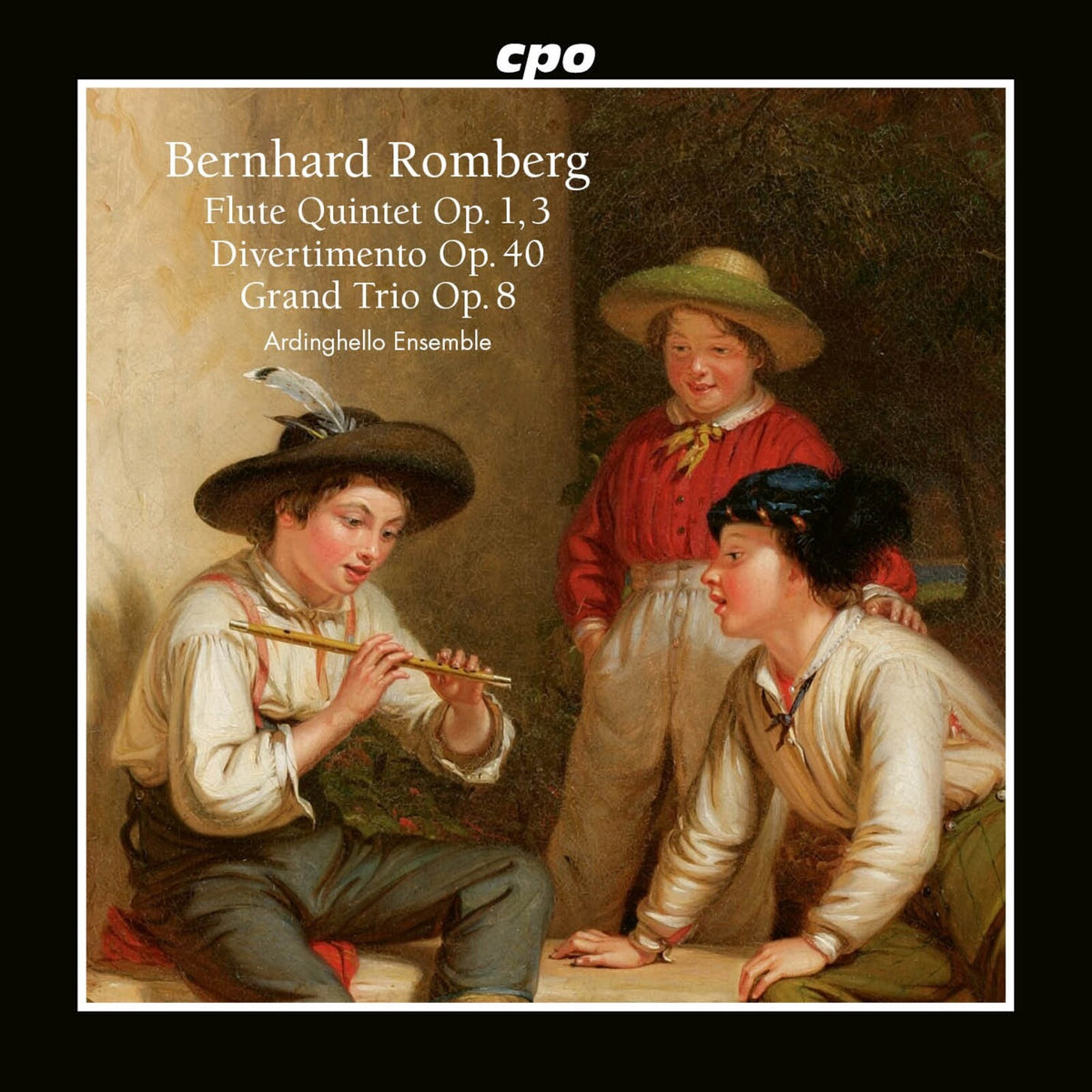 Ardinghello Ensemble - Bernhard Romberg: Flute Quintet Op. 1, 3; Divertimento Op. 40; Grand Trio Op. 8 - 555598-2