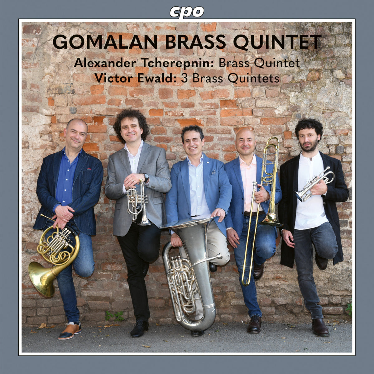 Gomalan Brass Quintet - Alexander Tcherepnin: Brass Quintet; Victor Ewald: 3 Brass Quintets - 555680-2