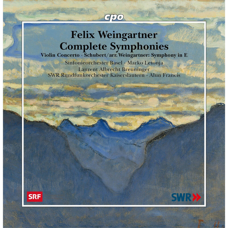 Sinfonieorchester Basel; Czech Philharmonic Choir of Brno; Laurent Albrecht Breuninger; SWR Rundfunkorchester Kaiserslautern; Marko Letonja; Alun Francis - Felix Weingartner: Complete Symphonies; Violin Concerto; Franz Schubert (arr. Weingartner): Symphony in E - 555761-2