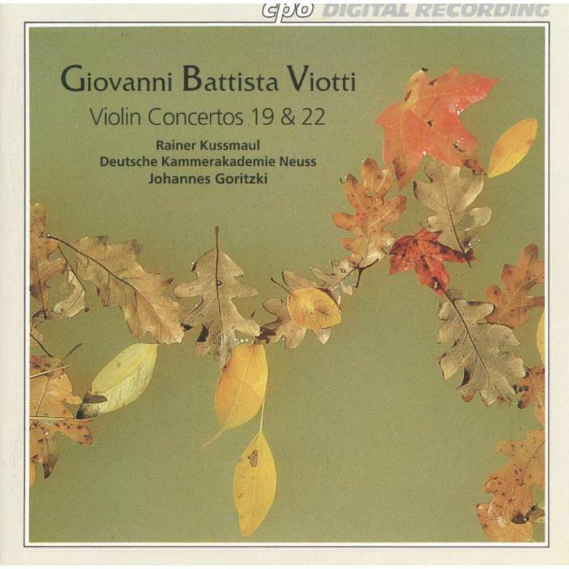 Kussmaul:Deu Kammer Neuss - VIOTTI - VIOLIN CONCERTOS NOS. 19 22 - 999324-2