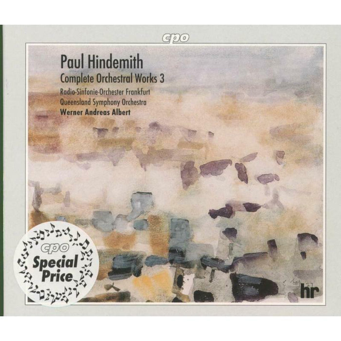 Queensland So:Albert - HINDEMITH, COMPLETE ORCHESTRAL WORKS VOL. - 999784-2