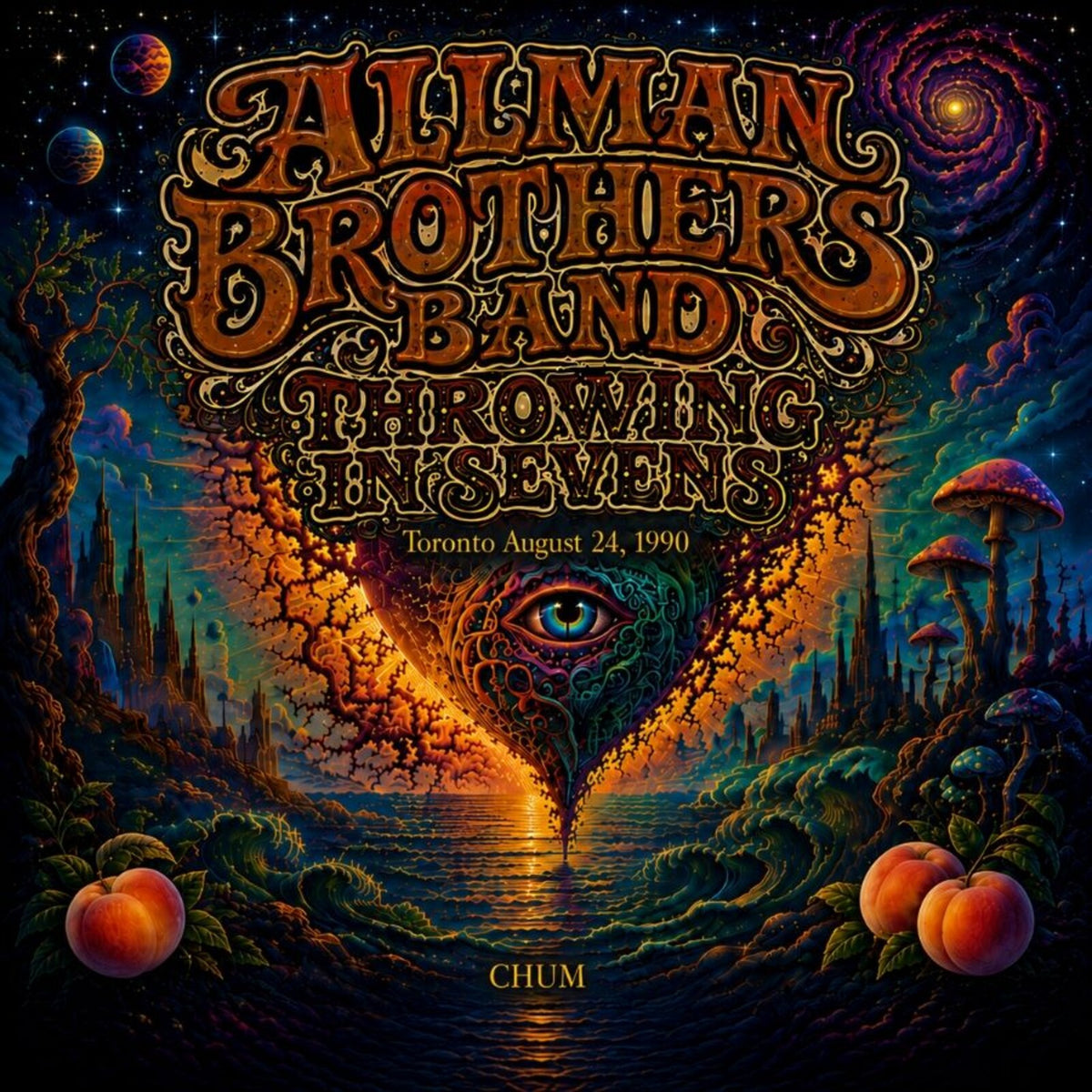Allman Brothers Band - Throwing in Sevens, Toronto, Aug 24, 1990 - HOGCD601